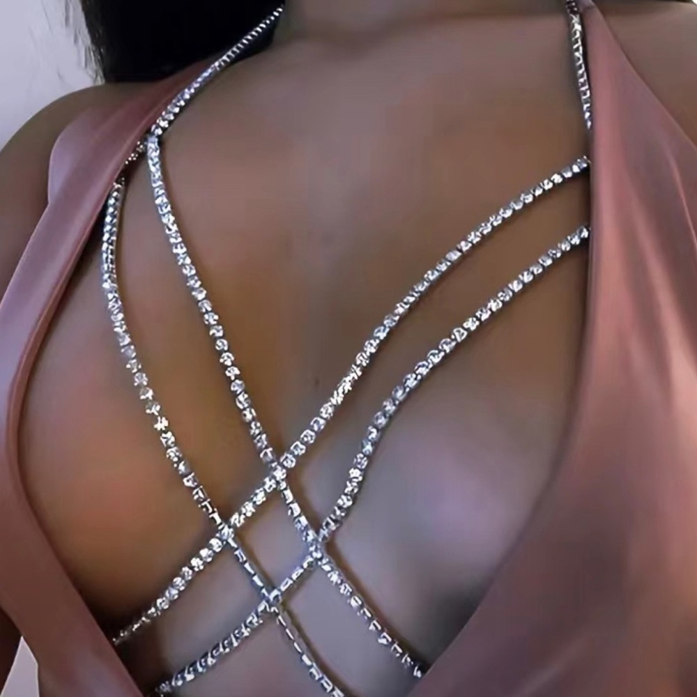 New sexy body chain cross bikini